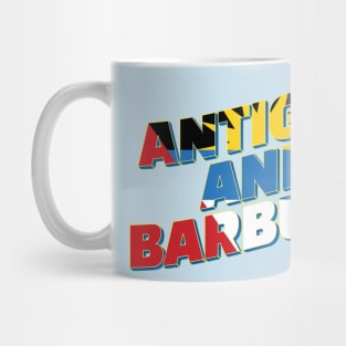 Antigua and Barbuda Vintage style retro souvenir Mug